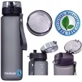 Casno Tritan Waterfles 1.05L BPA-vrij - Grijs