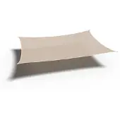 Platinum Coolfit schaduwdoek rechthoek 3.0x4.0x3.0x4.0 m - Gebroken wit