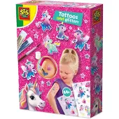 Ses unicorn tattoos en glitters