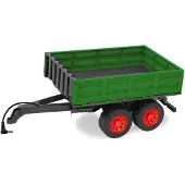 Coppens aanhanger donkergroen voor RC-tractor 1:16