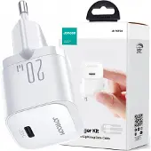 JOYROOM JR-TCF02 PD 20W mini Charger-White (EU)