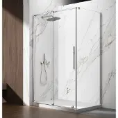 Hak Spirit douchecabine rechthoekig 130x90cm chroom