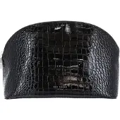 Ted Baker toilettas Valoris Croc Effect Large Washbag Black zwart