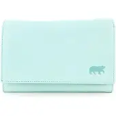 Bear design Sweety Leren Overslagportemonnee - Jade
