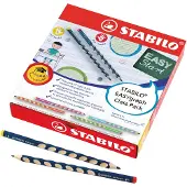 Stabilo EASYgraph - Ergonomische Grafietpotlood - Hardheid HB - Classpack 40 x Rechtshandig & 8 x Linkshandig
