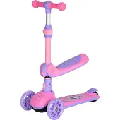Eco toys Lisa Roze 2-in-1 Step/Loopfiets