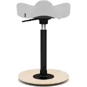 Varier Stokke Move Compact zadelkruk, Lichtgrijs/Naturel Revive - ergonomisch