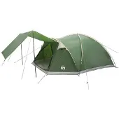 vidaXL Huisje Tent met dak Groen 8-persoons Polyester en Staal