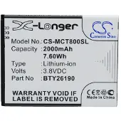123accu Mobistel BTY26190 accu (2000 mAh, huismerk)