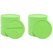 Combicraft Neutrale Ø29mm ronde breekmunten - 1.000 stuks - Blauw