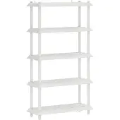 vidaXL Plankenunit 5-laags 100 x 40 x 177 cm PP Wit