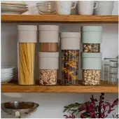 Lékué Flip Storage Voorraadbus 600/850 ml - Green
