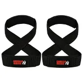 Gorilla wear Figure 8 Lifting Straps - Zwart - S/M