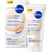 Nivea Essentials 5in1 BB Dagcrème Licht SPF 15 - BB Cream - Jojoba-olie - Hydrateert en Camoufleert - Gekleurde Dagcrème - 50 ml