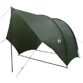 vidaXL Achterklep luifel waterbestendig Leger Groen 405 x 280 x 220 cm