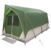 vidaXL Tunneltent 8-persoons Groen Polyester en Staal