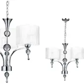 Azzardo Impress 3 Hanglamp Wit - Stijlvolle Verlichting voor Woonkamer