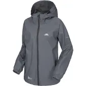 Trespass Vrouwen, Buitenjas, QIKPAC unisex regenjas (XL), Grijs, XL