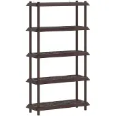 vidaXL Plankenunit 5-laags 100 x 40 x 177 cm PP Bruin