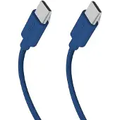 SBS Câble USB C - USB C PD 60W 1m50, bleu, tressé