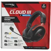 HyperX Cloud III S Wireless Rood/Zwart
