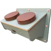 Masterkidz Eduplay muziek speelgoed STEM Wall Outdoor Drum set bongo's tuin.