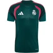 Adidas Real Madrid Trainingsshirt 2026-2027 Donkergroen Roze Wit