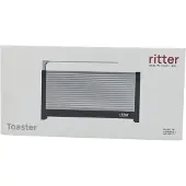 RITTER Werkzeuge Vulkaan 3, Broodrooster, Zwart, Zilver