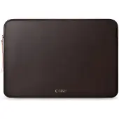 Tech-Protect Fleece MacBook 13 / 14 Inch Sleeve Donkerbruin