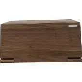 Continenta Broodtrommel in Hout - Notelaar - 40x28H18,5cm