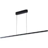 LUCANDE Hanglamp Solvar, dimbaar, zwart, Woon-/ Eetkamer, metaal, Modern