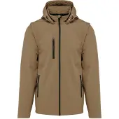 Kariban 3-laagse uniseks softshelljas met afneembare capuchon en mouwen K422