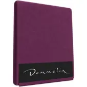 Dommelin Hoeslaken Aubergine (Satijn 300TC)-100 x 210 cm