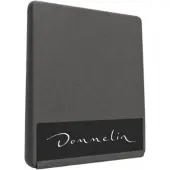 Dommelin Hoeslaken Leisteengrijs (Percal 200TC)-80 x 210 cm