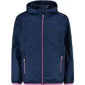 CMP - Girl's Packable Jacket Rain Fix Hood - Regenjas 152, blauw