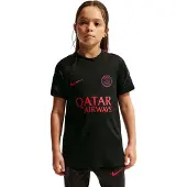 Nike Paris Saint-Germain Strike Trainingsshirt 2026-2027 Kids Zwart Felrood Donkerblauw