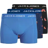 Jack & Jones Boxershorts 'JACTHOR' blauw / navy / zwart / wit