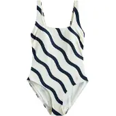 Next Shaping-badpak navy / wit