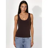 Busem U Kraag Gebreide Tube Top