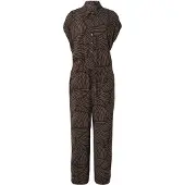 Opus Jumpsuit 'Mendie' bruin / zwart