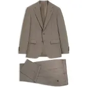 BOSS Tweedelig slim-fit pak van scheerwol Maat 48