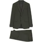 BOSS Tweedelig slim-fit pak van scheerwol met stretch Maat 102