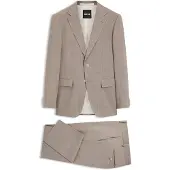 BOSS Tweedelig slim-fit pak van scheerwol Maat 102