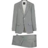 BOSS Tweedelig slim-fit pak van scheerwol