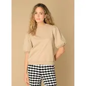 Ivy Beau Erina Tops Wood Ash