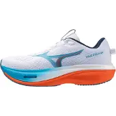 Mizuno Loopschoen blauw / donkeroranje / wit
