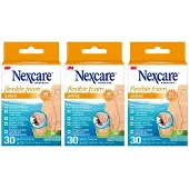 3M Nexcare Flexible Foam Active Pleisters 3x30 St Pleister