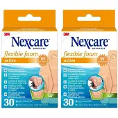 3M Nexcare Flexible Foam Active Pleisters 2x30 St Pleister