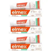 Elmex Anti-Cariës Frisse Adem 3x75 ml Tandpasta
