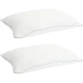 vidaXL Deken Set 2 st 135 x 220 cm Zomer 150 gsm Bamboevezel Wit